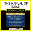 John Mihaljevic The Manual Of Ideas FREE DOWNLOAD