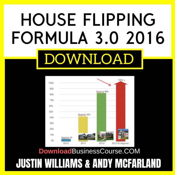 Justin Williams And Andy Mcfarland House Flipping Formula 3.0 2016 FREE DOWNLOAD