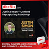 Justin Simon – Content Repurposing Roadmap free downoad, dbcflix, dbcflix.com, storedbc.com, downloadbusinesscourse, mega, google drive
