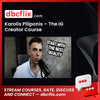 Karolis Piliponis – The IG Creator Course free downoad, dbcflix, dbcflix.com, storedbc.com, downloadbusinesscourse, mega, google drive