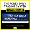 Laz L The Forex Daily Trading System FREE DOWNLOAD