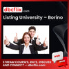 Listing University Borino FREE DOWNLOAD