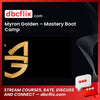 download, downloadbusinesscourse, drive, fast, free, google, mega, Myron Golden – Mastery Boot Camp, rapidgator, torrent