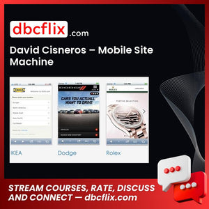 David Cisneros Mobile Site Machine FREE DOWNLOAD