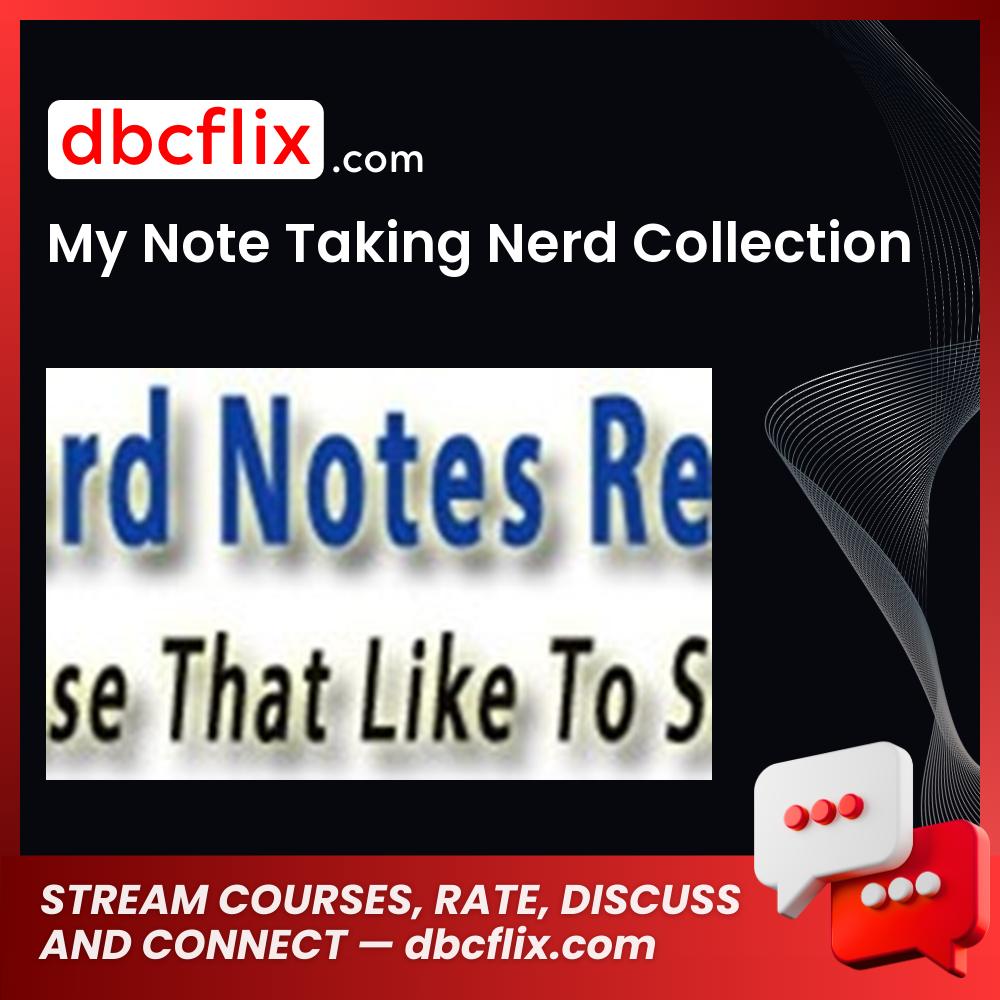 My Note Taking Nerd Collection FREE DOWNLOAD