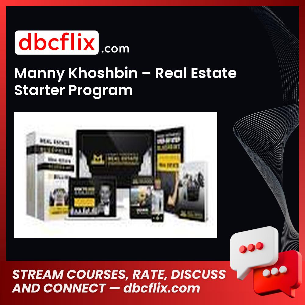 download, downloadbusinesscourse, drive, fast, free, google, Manny Khoshbin - Real Estate Starter Program, mega, rapidgator, torrent