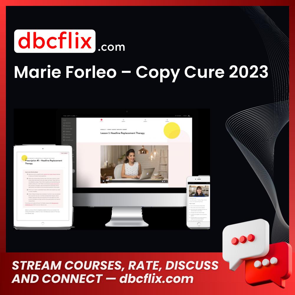 Marie Forleo – Copy Cure 2023 free downoad, dbcflix, dbcflix.com, storedbc.com, downloadbusinesscourse, mega, google drive