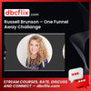 Russell Brunson One Funnel Away Challange FREE DOWNLOAD