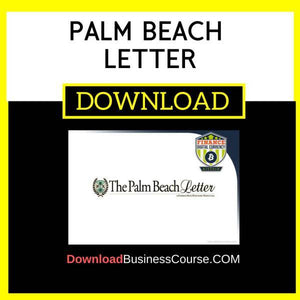 Palm Beach Letter FREE DOWNLOAD