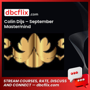 Colin Dijs September Mastermind FREE DOWNLOAD