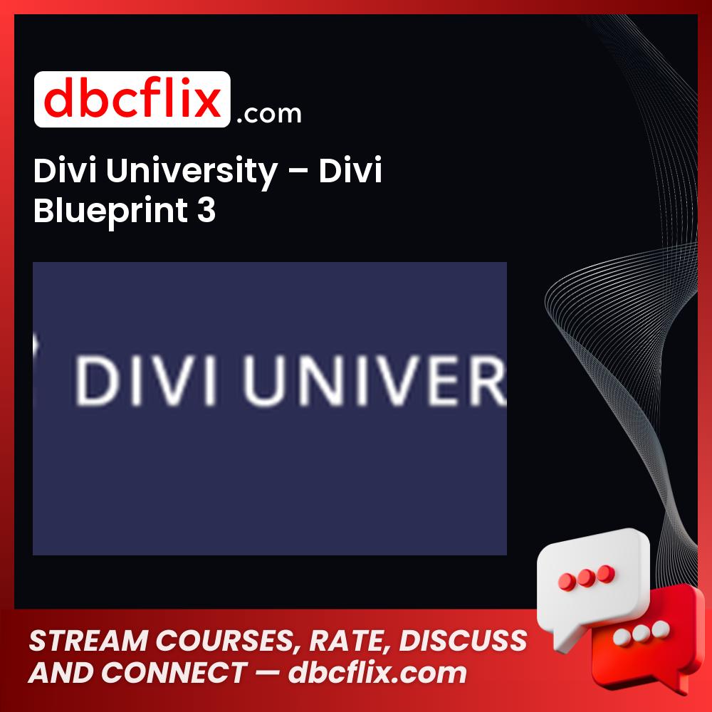 Divi University Divi Blueprint 3 FREE DOWNLOAD
