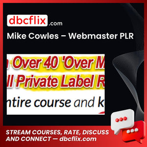 Mike Cowles Webmaster Plr FREE DOWNLOAD