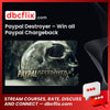 Paypal Destroyer – Win all Paypal Chargeback free downoad, dbcflix, dbcflix.com, storedbc.com, downloadbusinesscourse, mega, google drive