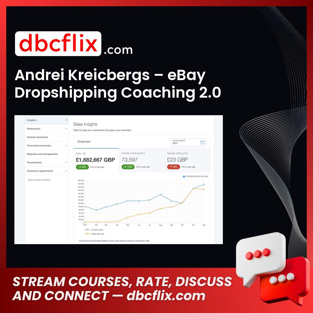 Andrei Kreicbergs Ebay Dropshipping Coaching 2.0 FREE DOWNLOAD