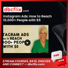 Instagram Ads: How to Reach 10,000+ People with $5 free downoad, dbcflix, dbcflix.com, storedbc.com, downloadbusinesscourse, mega, google drive