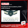 Facebook Ads Academy 2019 – Keith Krance free downoad, dbcflix, dbcflix.com, storedbc.com, downloadbusinesscourse, mega, google drive
