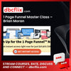 1 Page Funnel Master Class – Brian Moran free downoad, dbcflix, dbcflix.com, storedbc.com, downloadbusinesscourse, mega, google drive