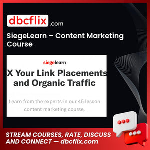 SiegeLearn Content Marketing Course free download