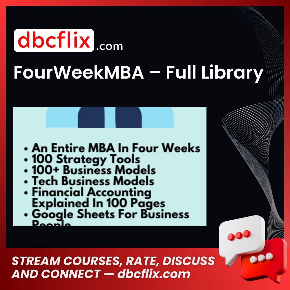 FourWeekMBA – Full Library free downoad, dbcflix, dbcflix.com, storedbc.com, downloadbusinesscourse, mega, google drive