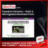 Freedom Farmers – Start A Microgreens Business From Scratch free downoad, dbcflix, dbcflix.com, storedbc.com, downloadbusinesscourse, mega, google drive