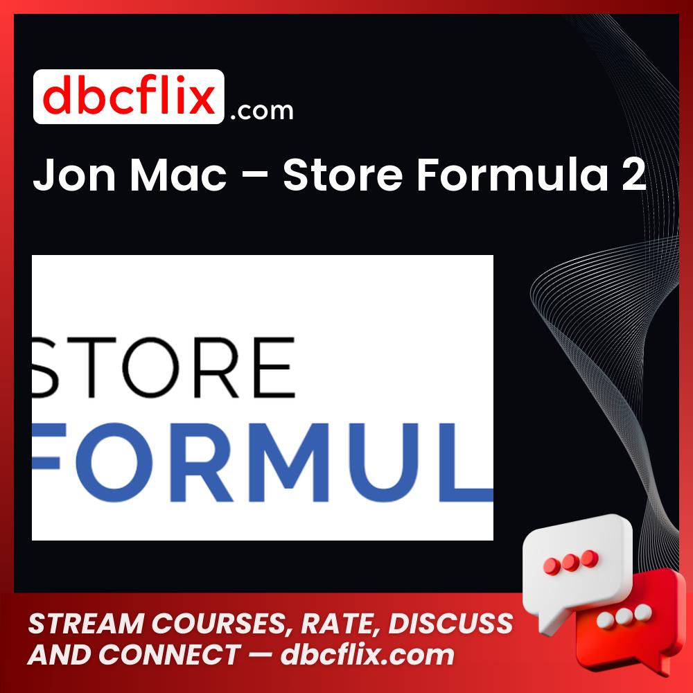 Jon Mac Store Formula 2 FREE DOWNLOAD