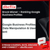 Brock Misner – Ranking Google Business Profiles free downoad, dbcflix, dbcflix.com, storedbc.com, downloadbusinesscourse, mega, google drive