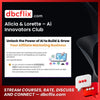 Alicia & Lorette – Ai Innovators Club free downoad, dbcflix, dbcflix.com, storedbc.com, downloadbusinesscourse, mega, google drive