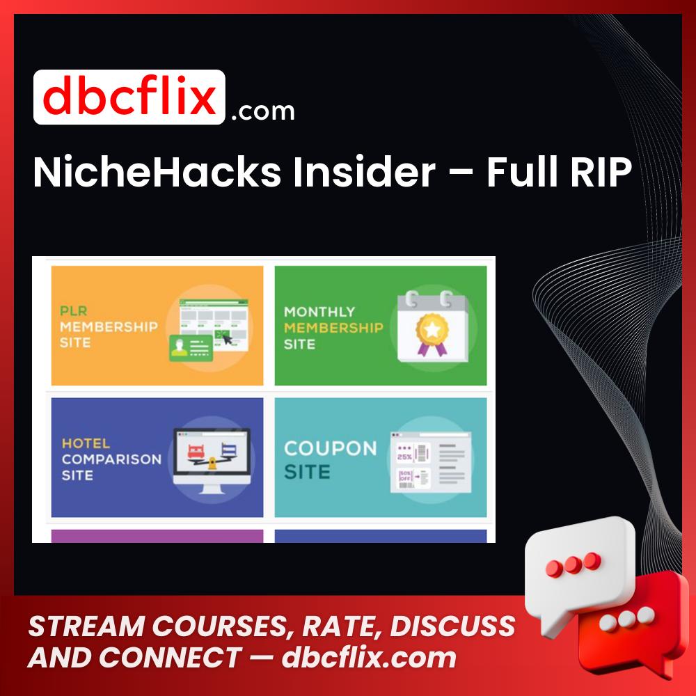 Nichehacks Insider Full Rip FREE DOWNLOAD