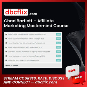Chad Bartlett – Affiliate Marketing Mastermind Course, download, downloadbusinesscourse, free, google drive, mega, rapidgator