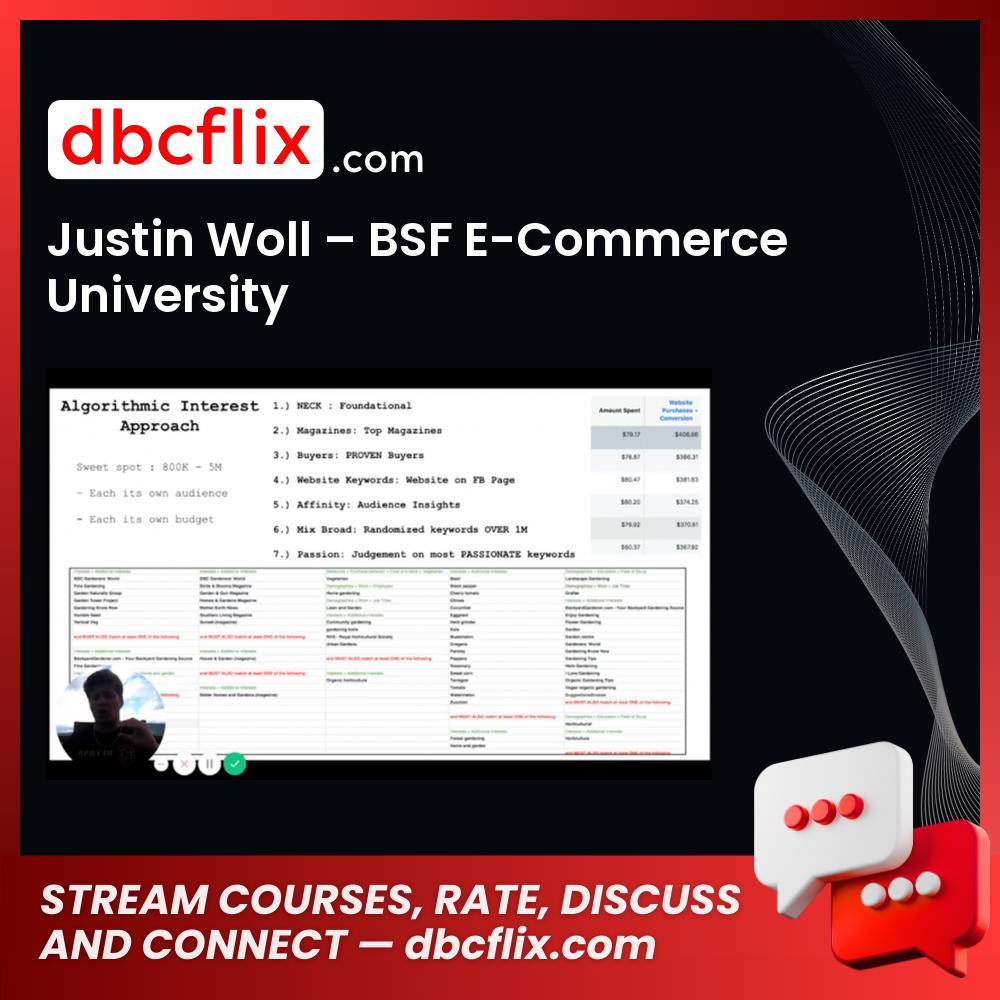 download, downloadbusinesscourse, drive, fast, free, google, Justin Woll – BSF E-Commerce University, mega, rapidgator, torrent