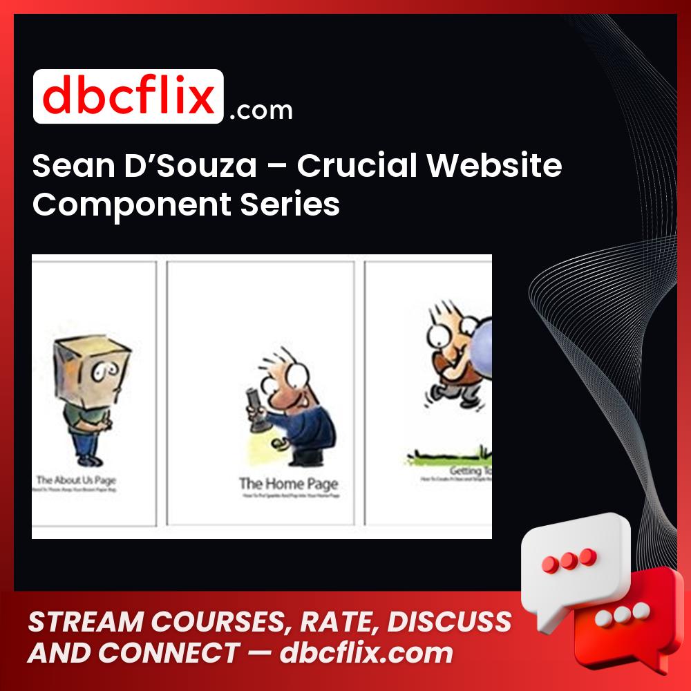 Sean Dsouza Crucial Website Component Series FREE DOWNLOAD