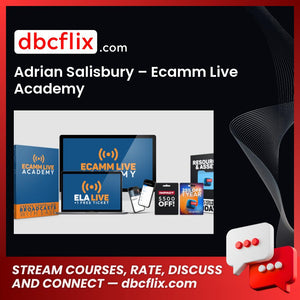 Adrian Salisbury – Ecamm Live Academy free downoad, dbcflix, dbcflix.com, storedbc.com, downloadbusinesscourse, mega, google drive