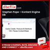 Stephen Pope – Kontent Engine DB free downoad, dbcflix, dbcflix.com, storedbc.com, downloadbusinesscourse, mega, google drive