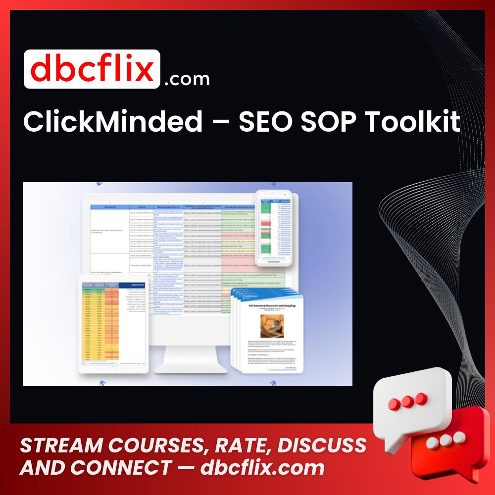 ClickMinded – SEO SOP Toolkit free downoad, dbcflix, dbcflix.com, storedbc.com, downloadbusinesscourse, mega, google drive