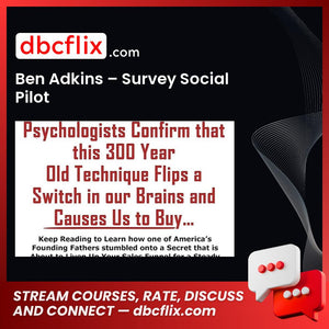 Ben Adkins Survey Social Pilot FREE DOWNLOAD
