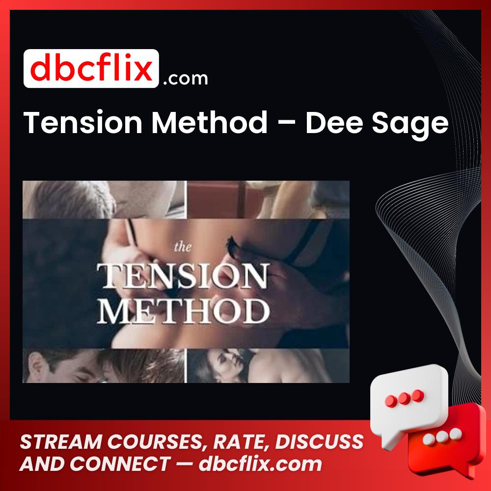 download, downloadbusinesscourse, drive, fast, free, google, mega, rapidgator, Tension Method – Dee Sage, torrent