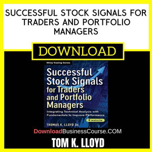Tom K Lloyd Successful Stock Signals For Traders And Portfolio Managers FREE DOWNLOAD