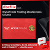 Wysetrade Trading Masterclass Course FREE DOWNLOAD