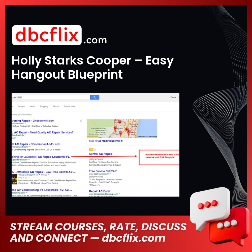 Holly Starks Cooper Easy Hangout Blueprint FREE DOWNLOAD