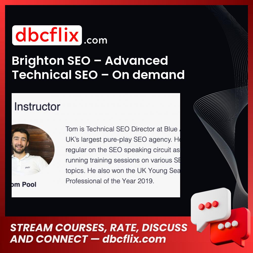 Brighton SEO – Advanced Technical SEO – On demand, download, downloadbusinesscourse, drive, fast, free, google, mega, rapidgator, torrent