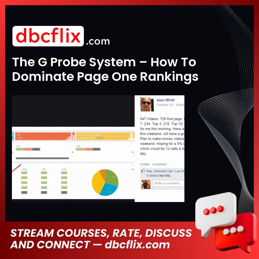 The G Probe System How To Dominate Page One Rankings FREE DOWNLOAD