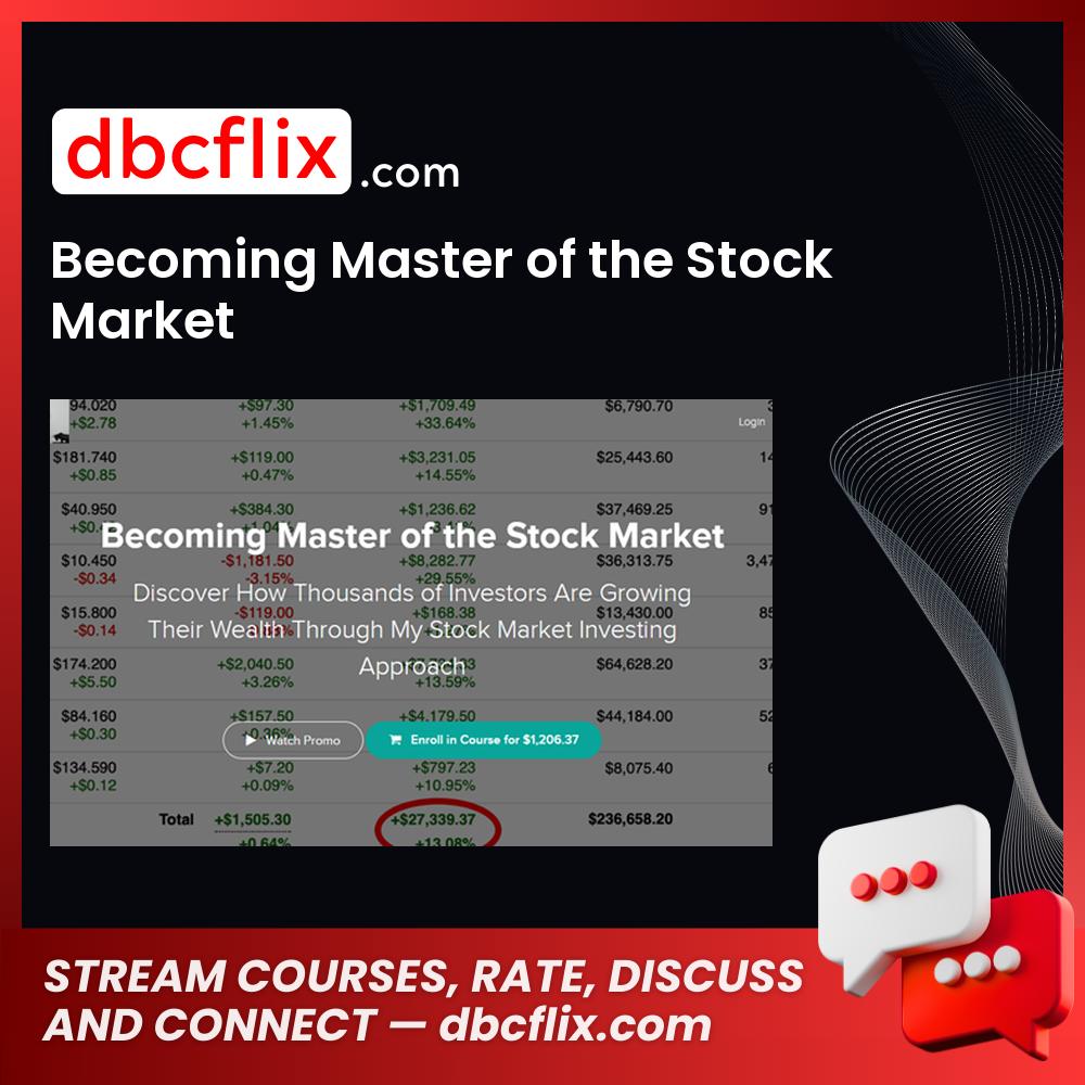 Becoming Master Of The Stock Market FREE DOWNLOAD