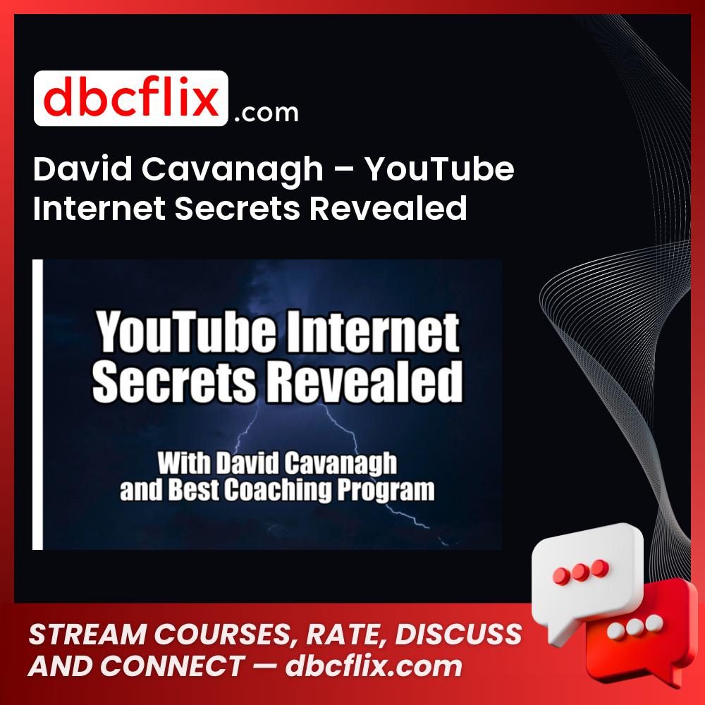 David Cavanagh – YouTube Internet Secrets Revealed, download, downloadbusinesscourse, drive, fast, free, google, mega, rapidgator, torrent