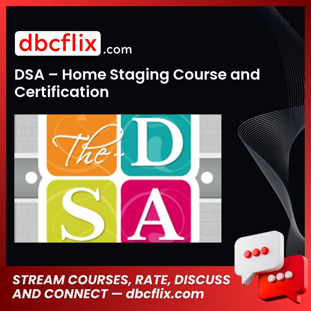 Dsa Home Staging Course And Certification FREE DOWNLOAD