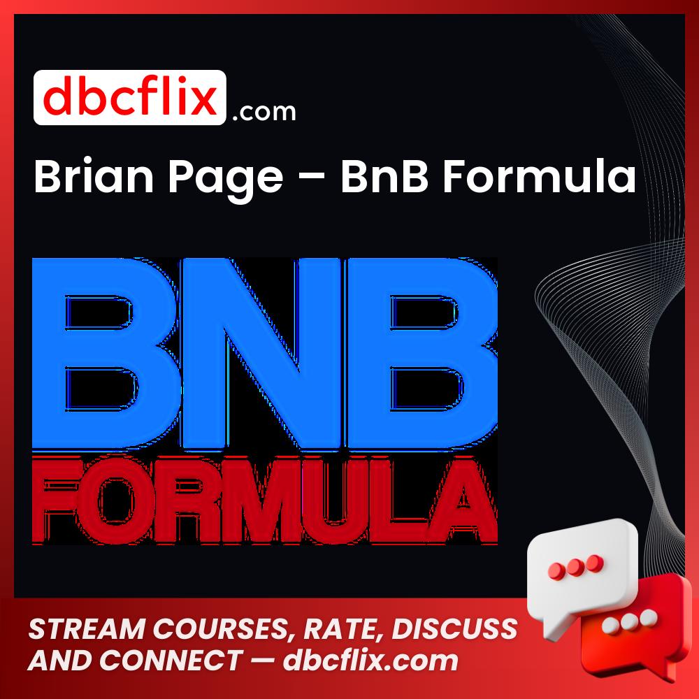 Brian Page Bnb Formula FREE DOWNLOAD