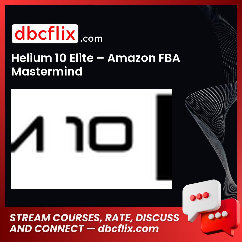 Helium 10 Elite Amazon Fba Mastermind FREE DOWNLOAD