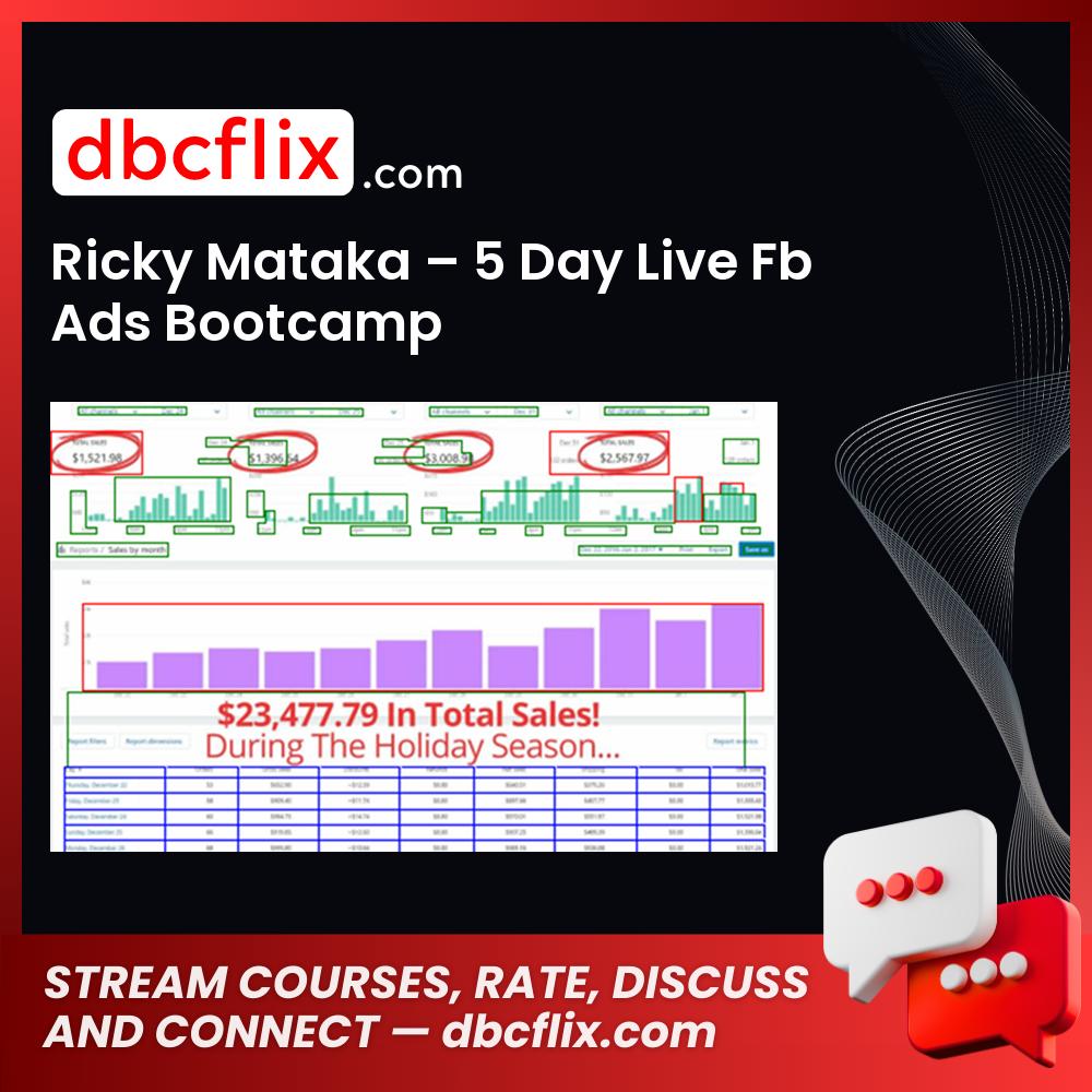Ricky Mataka 5 Day Live Fb Ads Bootcamp FREE DOWNLOAD