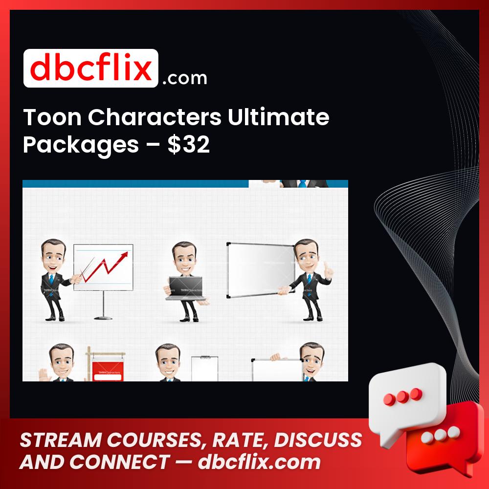 Toon Characters Ultimate Packages – $32 free downoad, dbcflix, dbcflix.com, storedbc.com, downloadbusinesscourse, mega, google drive