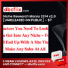 Niche Research Mania 2014 v2.0 [UNRELEASED ON PUBLIC] – $7 free downoad, dbcflix, dbcflix.com, storedbc.com, downloadbusinesscourse, mega, google drive