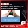 Make Easy Money Unlocking Cell Phones Remotely! Great Reviews! Works in most Countries! free downoad, dbcflix, dbcflix.com, storedbc.com, downloadbusinesscourse, mega, google drive